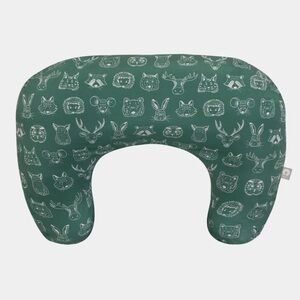 boppy nursing pillow - green forest animal
